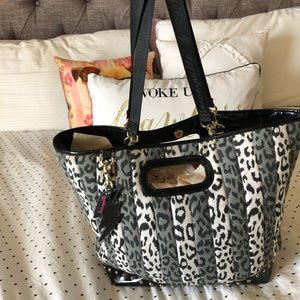 Betseyville Leopard Print Shoulder Tote